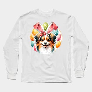 Russian Toy with Bunny Ears Celebrates Easter Day Long Sleeve T-Shirt